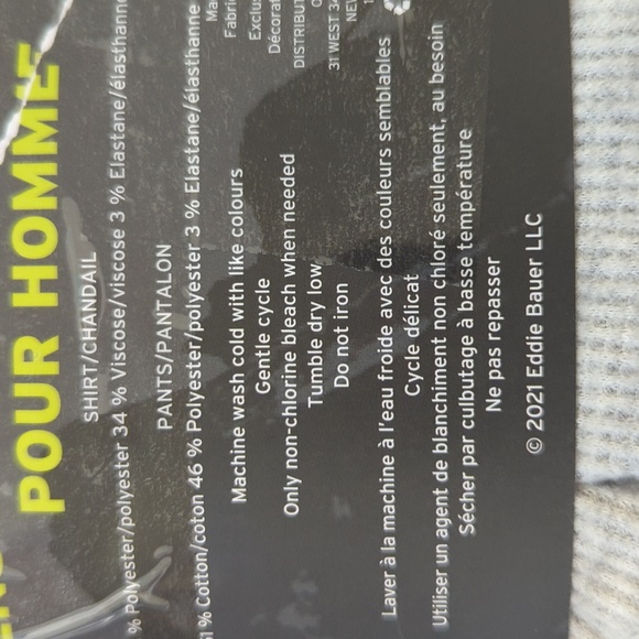 L:  Eddie Bauer Lounge set/ Pajamas : two piece - Picture 4 of 6